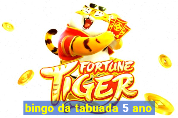 bingo da tabuada 5 ano